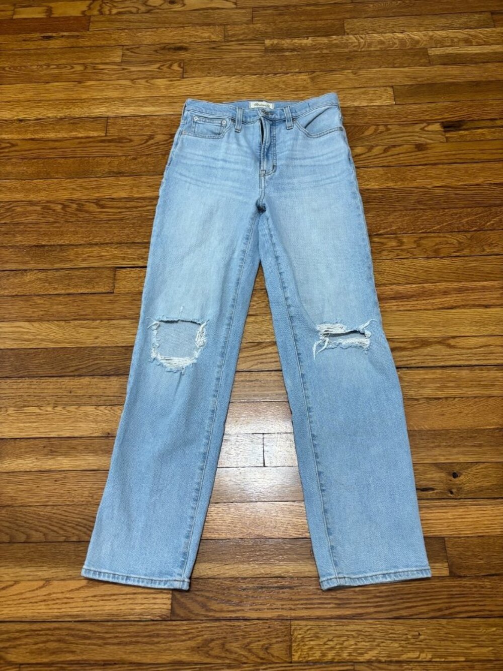 Madewell Womens Jeans Sz 25p The Perfect Vintage Straight High Rise Cropped